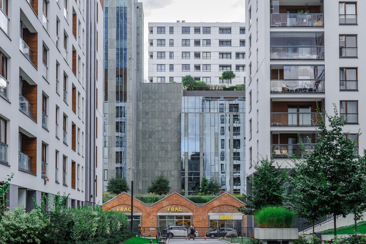 Modern Apartments With Access To The Pool Near Rondo Daszynskiego Station Warsaw Luaran gambar