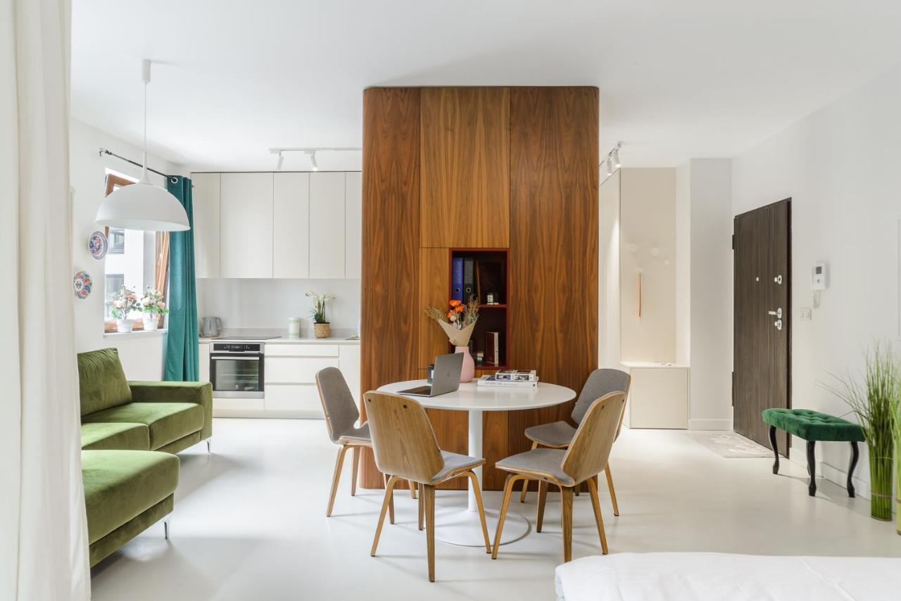 Modern Apartments With Access To The Pool Near Rondo Daszynskiego Station Warsaw Luaran gambar